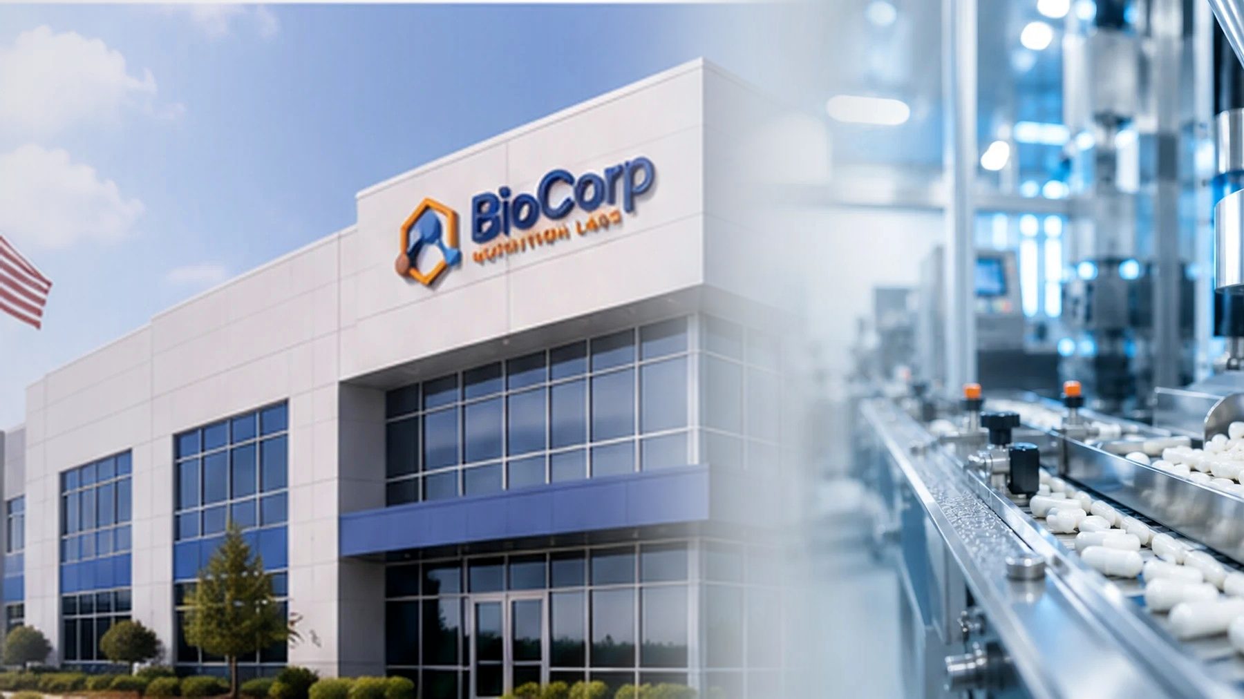 Manufacturing at BioCorp Nutrition Labs